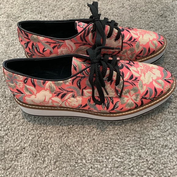 Shellys London Platform Oxfords - Picture 1 of 4